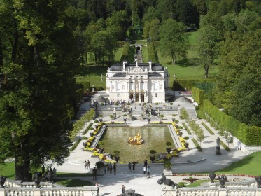 Linderhof Palace near Ettal Abbey in Bavaria, Germany.  © ww.travel-snapshots.com